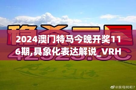 2024澳门特马今晚开奖116期,具象化表达解说_VRH56.714智慧共享版