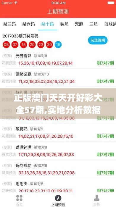 正版澳门天天开好彩大全57期,实地分析数据计划_标准版61.956-5