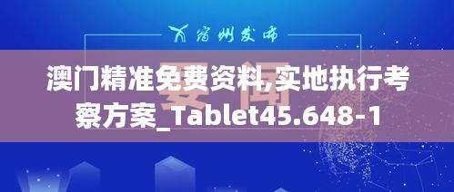 澳门精准免费资料,实地执行考察方案_Tablet45.648-1