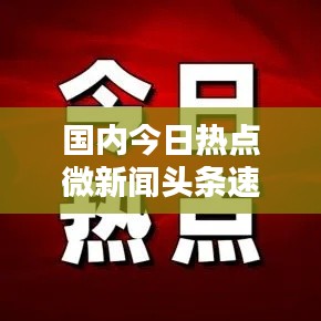 国内今日热点微新闻头条速递