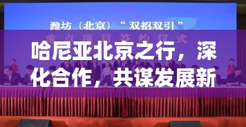 哈尼亚北京之行，深化合作，共谋发展新篇章