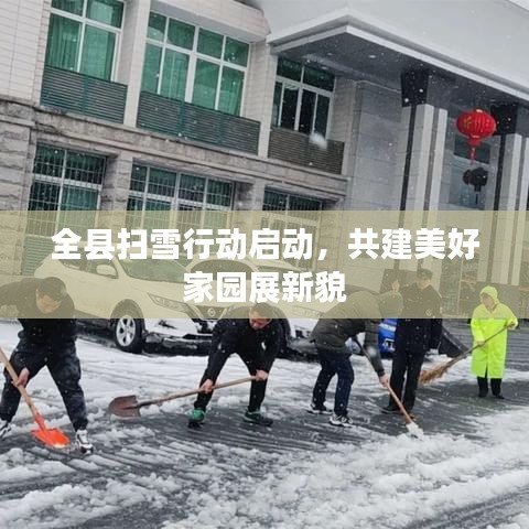 全县扫雪行动启动，共建美好家园展新貌