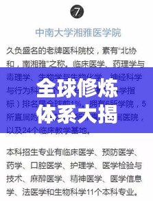 全球修炼体系大揭秘，TOP排名榜单，不容错过！