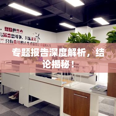 专题报告深度解析，结论揭秘！