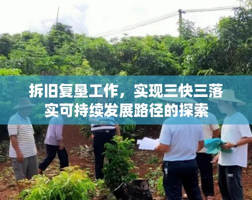 拆旧复垦工作，实现三快三落实可持续发展路径的探索