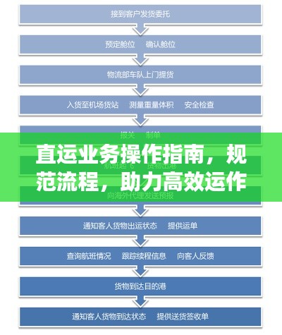 直运业务操作指南，规范流程，助力高效运作