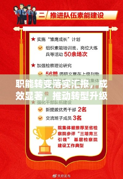 职能转变落实汇报，成效显著，推动转型升级新篇章