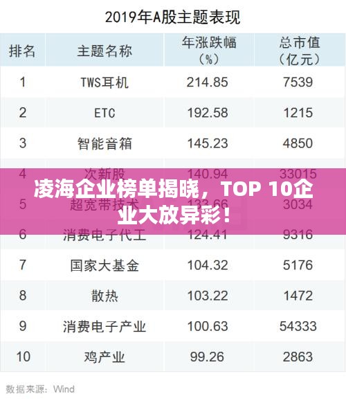 凌海企业榜单揭晓，TOP 10企业大放异彩！