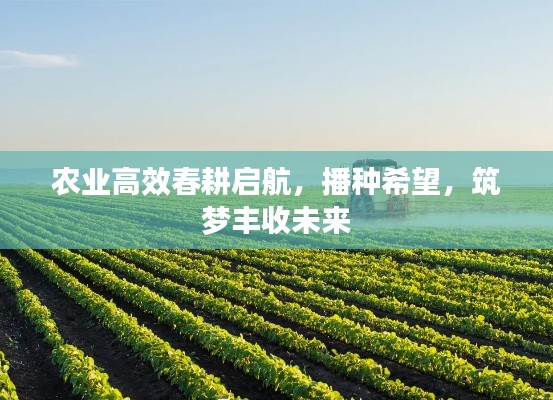 农业高效春耕启航，播种希望，筑梦丰收未来
