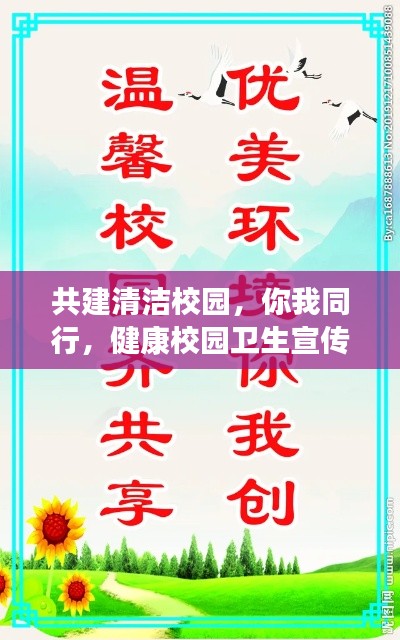 共建清洁校园，你我同行，健康校园卫生宣传语来袭！