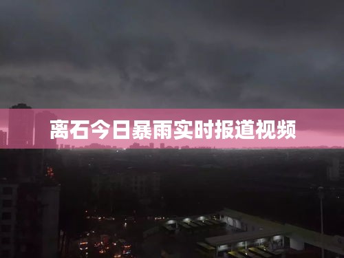 离石今日暴雨实时报道视频