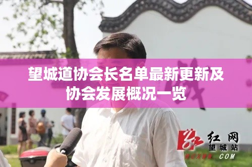 望城道协会长名单最新更新及协会发展概况一览