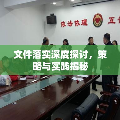 文件落实深度探讨，策略与实践揭秘